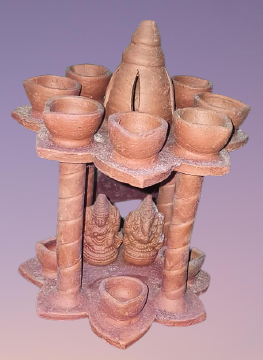 Stylish Clay Diya